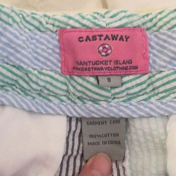 Castaway Nantucket Island seersucker  Shorts - Picture 2 of 4